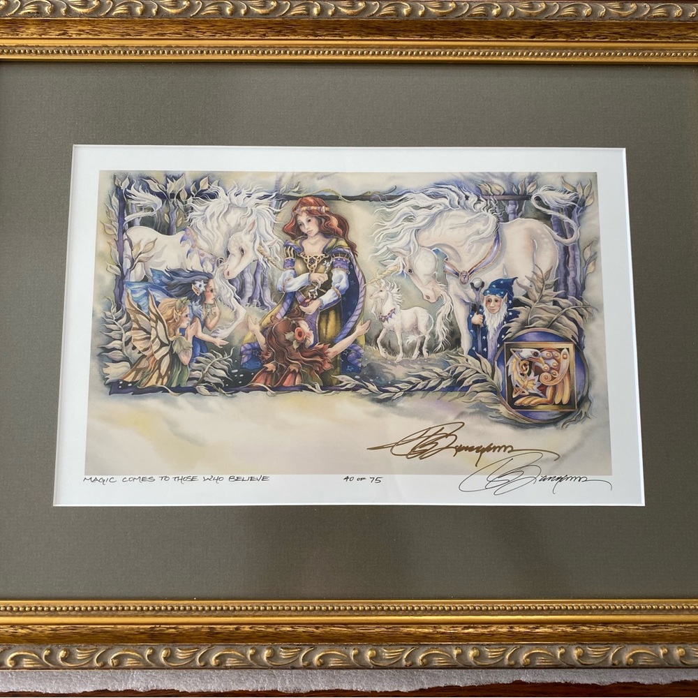 Jody Bergsma Signed & # Framed Print